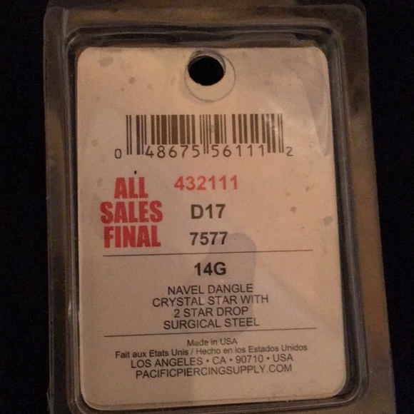 Stardust Bellybutton Ring 💎 - Picture 4 of 4